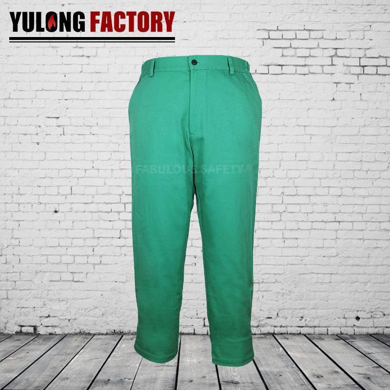 全棉抗油拒水防静电裤子