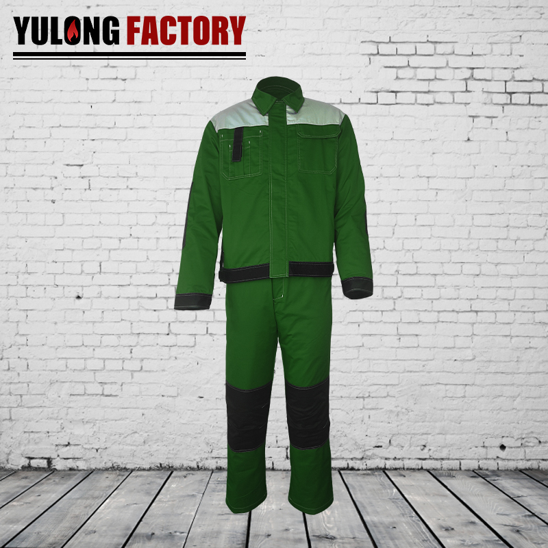 欧标全棉抗油拒水防静电套装