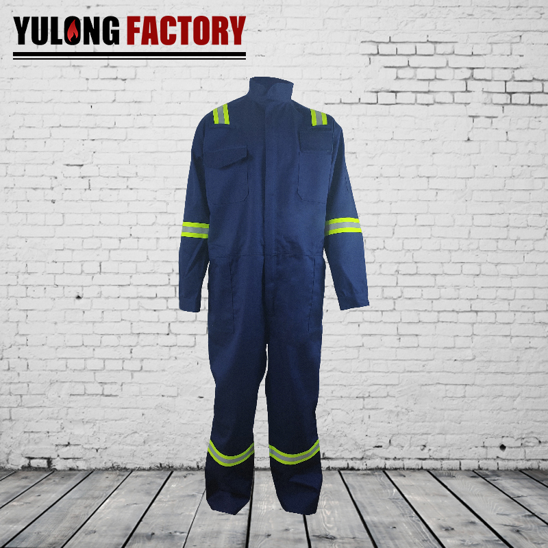 NFPA2112涤棉阻燃防电弧防静电连体服