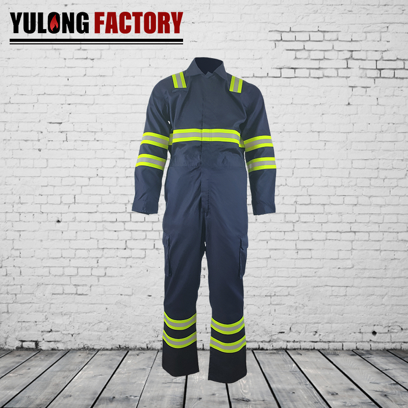 NFPA2112纯棉阻燃防电弧防静电连体服